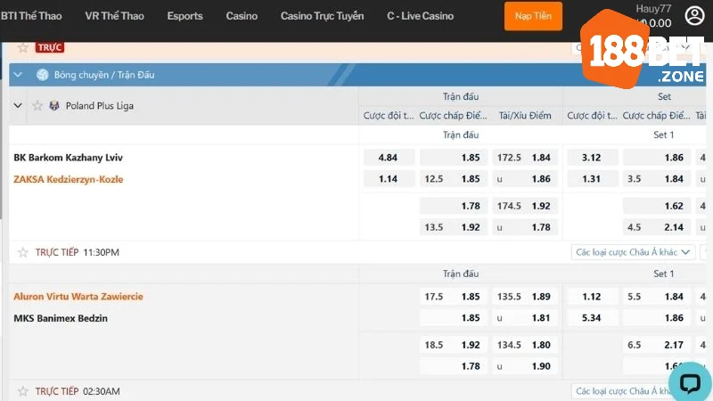 Cá Cược Thể Thao Hợp Pháp: Hướng Dẫn Chơi An Toàn Tại 188Bet