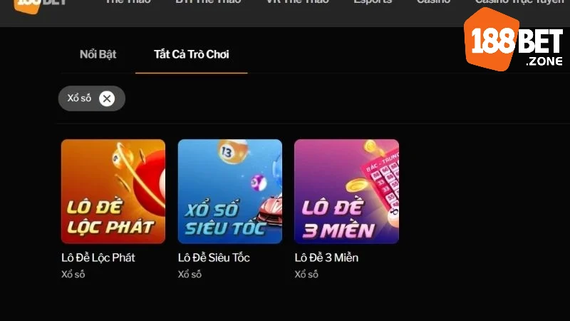 Xổ số siêu tốc – Trải nghiệm cảm giác kịch tính từng giây 188BET 1 Xổ số siêu tốc – Trải nghiệm cảm giác kịch tính từng giây